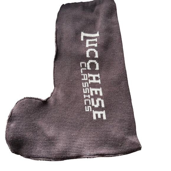 Lucchese Knit Brown and Cream Boot Socks. - Picture 1 of 2